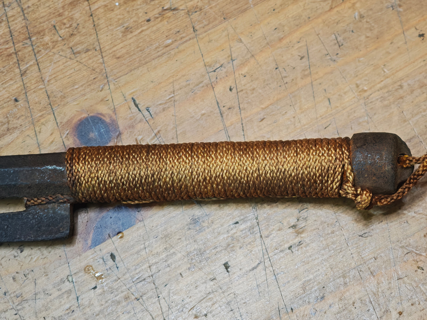 Antique Japanese Edo Jutte Iron Police Truncheon 1800s Samurai Artifact