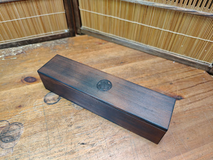 Antique Japanese Kiseru Pipe Brass Case Meiji Era 1800s Rare