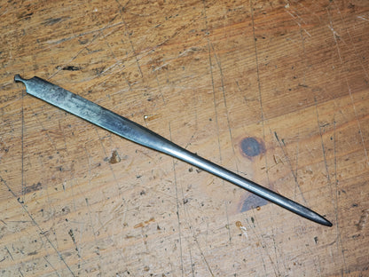 1800s Antique Japanese Kogai Hairpin Edo Samurai Artifact Signed Muneyoshi