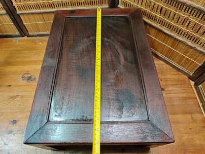 Antique Japanese Meiji Era Kadai Table Restored Sakura Sugi Wood Display Stand