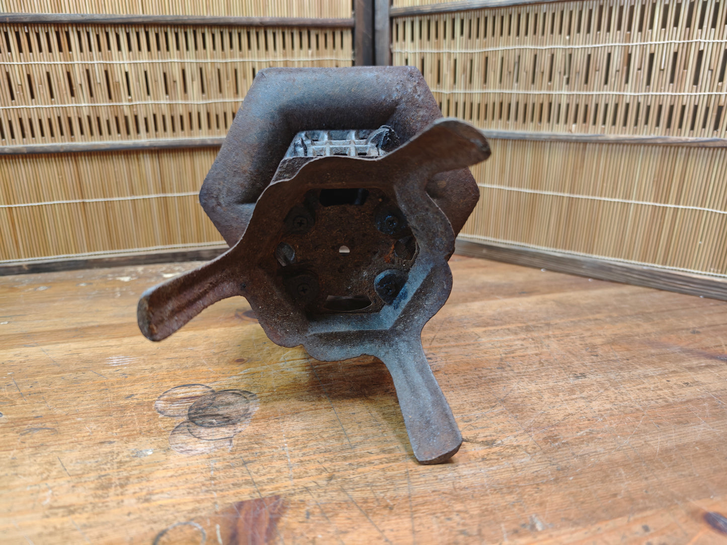 Antique Japanese Toro Lantern Early 1900s Steel Garden Lantern Decor