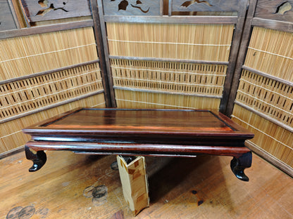 Antique Japanese Wooden Table Edo Meiji Era Refurbished Signed Table Auction JP