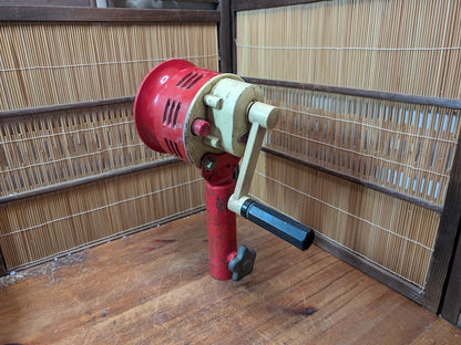 Rare 1940s Japanese Hand Crank Siren Akao Emergency Alarm Auction JP
