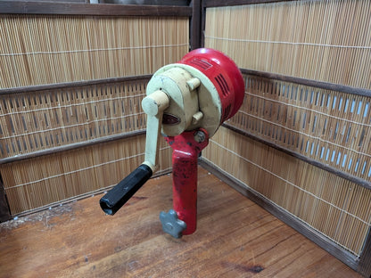 Rare 1940s Japanese Hand Crank Siren Akao Emergency Alarm Auction JP