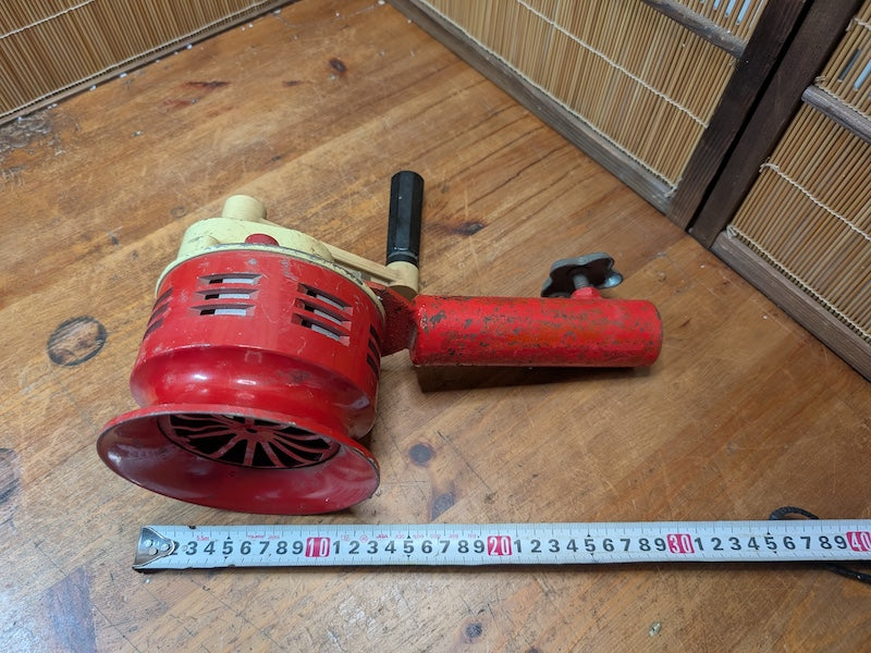 Rare 1940s Japanese Hand Crank Siren Akao Emergency Alarm Auction JP