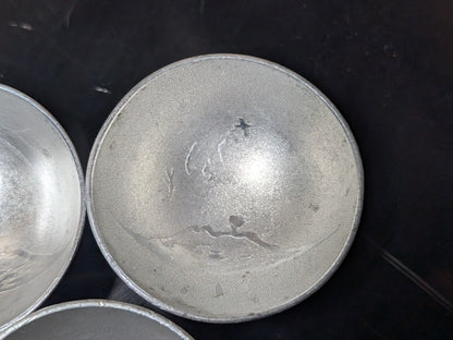 1940s Japanese Tin Sakazuki Set Signed Ceremonial Sake Cups with Box