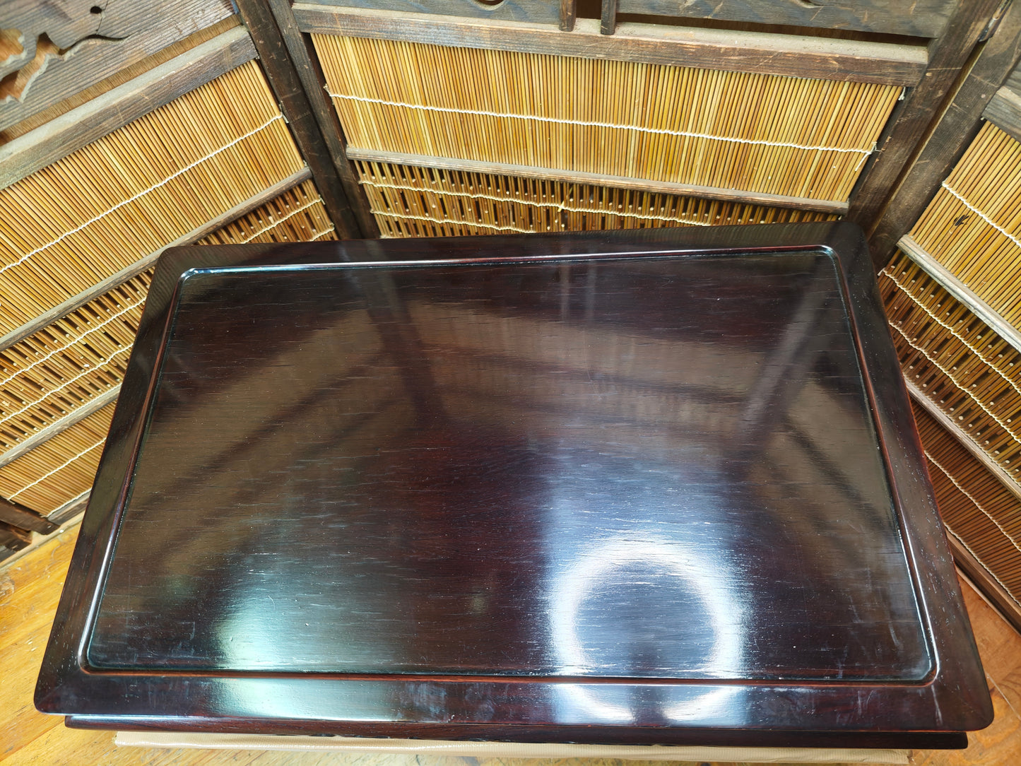 Authentic Japanese Sugi Wood Bonsai Display Table Kadai w/ Box