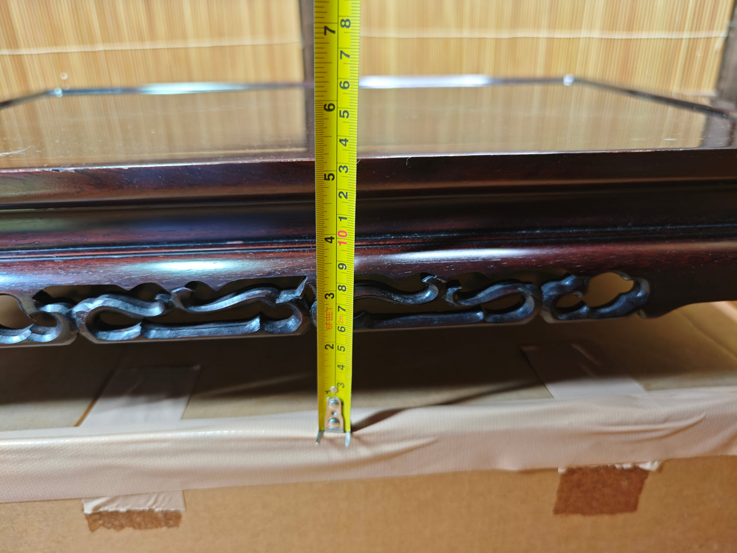 Authentic Japanese Sugi Wood Bonsai Display Table Kadai w/ Box