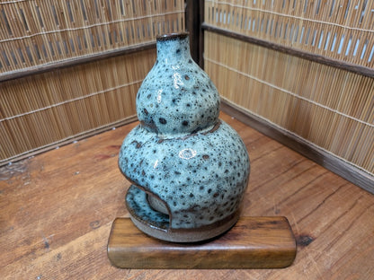 Japanese Vintage 1980s Katori Senko Holder Hyotan Gourd Pottery Japan Auction