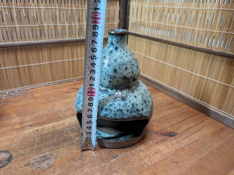 Japanese Vintage 1980s Katori Senko Holder Hyotan Gourd Pottery Japan Auction