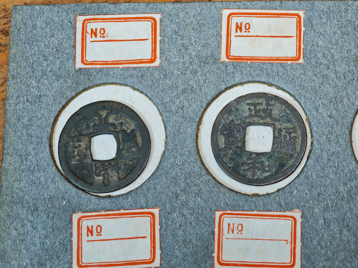 Authentic Ancient Chinese Bronze Coins Set Japan Collector Antique Rare
