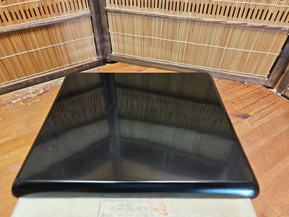 Authentic Japanese Vintage Wajima Lacquer Obon Tray W/Paper Cover