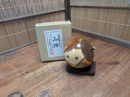 Award-Winning Japanese Vintage Creative Kokeshi Doll by Master Chigaku