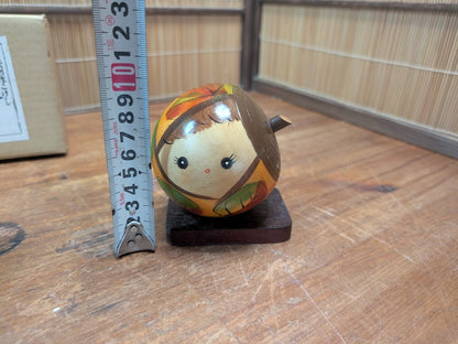 Award-Winning Japanese Vintage Creative Kokeshi Doll by Master Chigaku