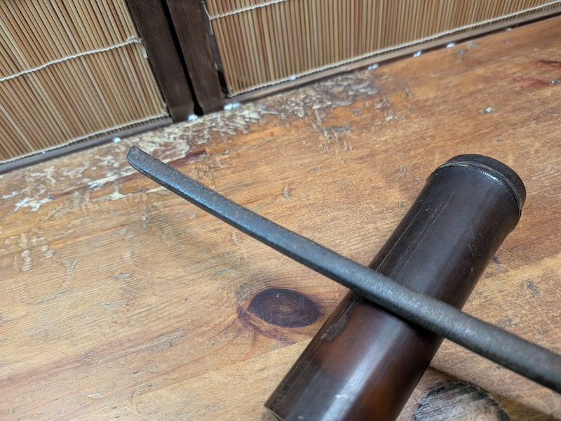 1800s Authentic Edo Japanese Iron Jutte Samurai / Ninja Tool Japan Auction Find
