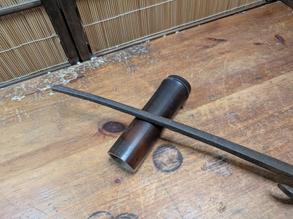1800s Authentic Edo Japanese Iron Jutte Samurai / Ninja Tool Japan Auction Find