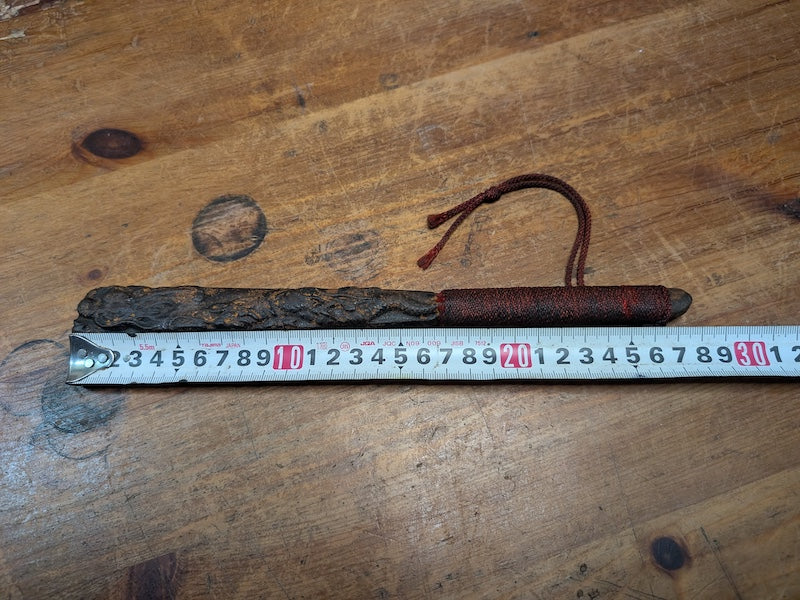 1900s Antique Japanese Tessen Iron Fan Samurai Era Metal War Fan Artifact