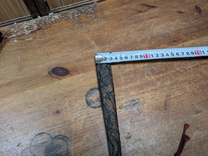 1900s Antique Japanese Tessen Iron Fan Samurai Era Metal War Fan Artifact