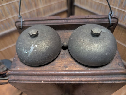 1900s Japanese OKI Tokyo Wall Telephone Common Battery Antique