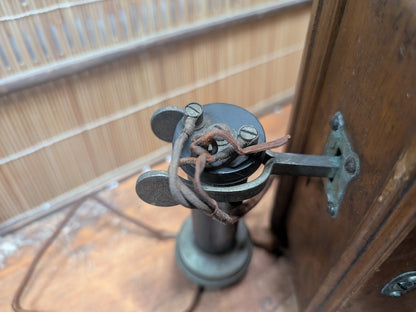 1900s Japanese OKI Tokyo Wall Telephone Common Battery Antique