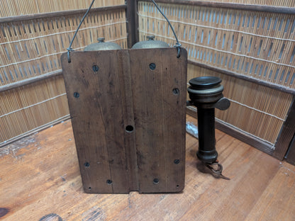 1900s Japanese OKI Tokyo Wall Telephone Common Battery Antique