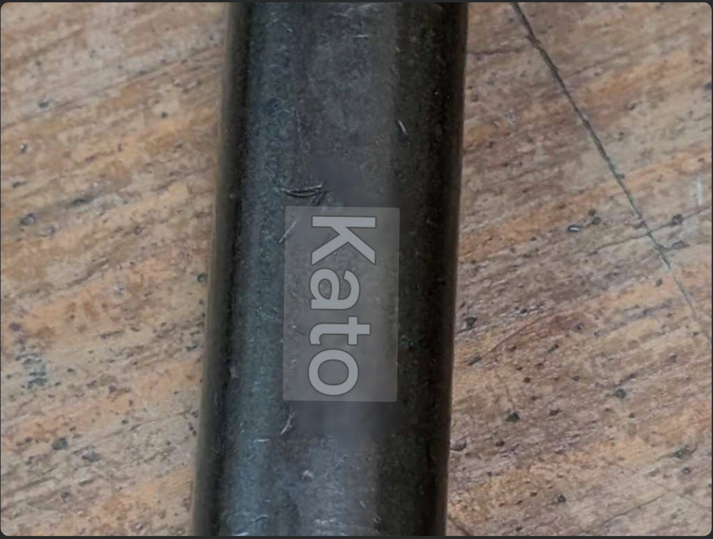 1900s Antique Japanese Yatate Bronze & Silver Portable Ink Tool