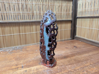 Rare 1920s Japanese Fudo Myoo Bronze Statue Naritasan Temple Artifact