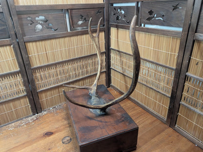 Extremely Rare 1920s Japanese Katana Stand Large Heavy Samurai Display