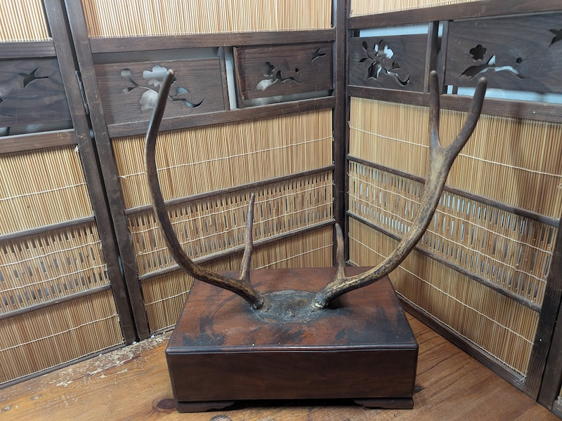 Extremely Rare 1920s Japanese Katana Stand Large Heavy Samurai Display