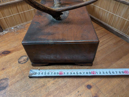 Extremely Rare 1920s Japanese Katana Stand Large Heavy Samurai Display