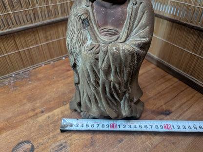 1945 Japanese Daruma Pottery Signed Authentic folk Art Auction JP