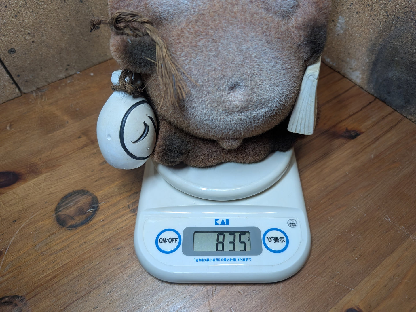 Rare Shigaraki Tanuki Statue Large Japanese Ceramic Folk Art Figure