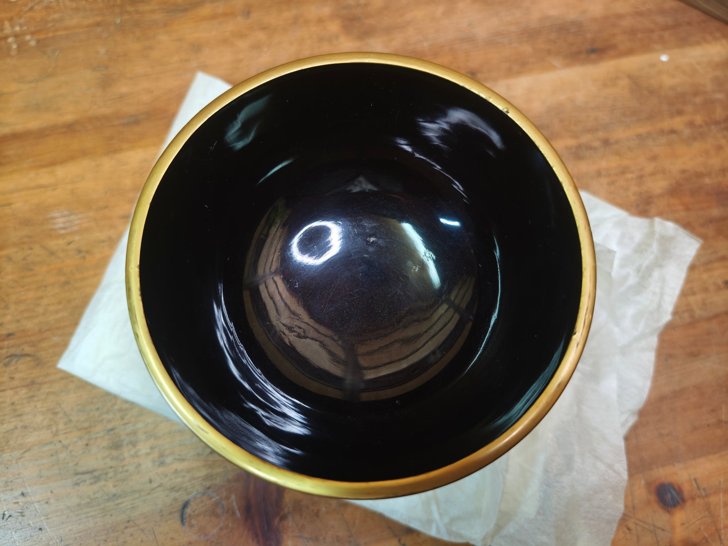 Extremely Rare Wajima Nuri Lacquer Bowl Gold Maki-e  Auction Japan