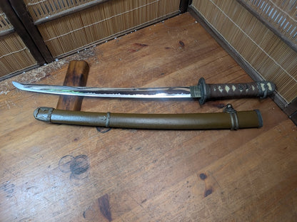 Rare 1980s Japanese Army Katana Replica High Grade Stainless Blade Sword Japan Auction Military