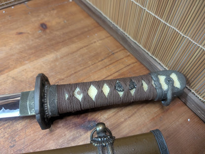 Rare 1980s Japanese Army Katana Replica High Grade Stainless Blade Sword Japan Auction Military