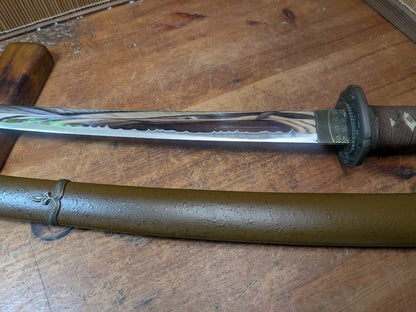 Rare 1980s Japanese Army Katana Replica High Grade Stainless Blade Sword Japan Auction Military