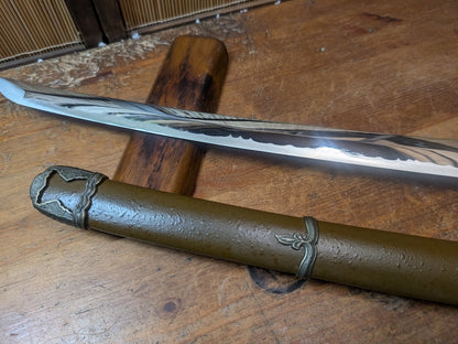 Rare 1980s Japanese Army Katana Replica High Grade Stainless Blade Sword Japan Auction Military