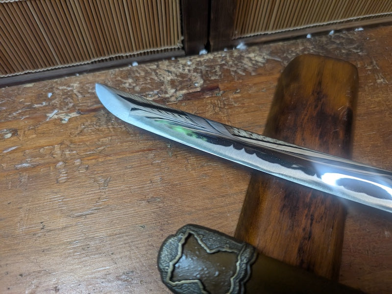 Rare 1980s Japanese Army Katana Replica High Grade Stainless Blade Sword Japan Auction Military