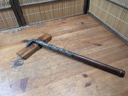Antique Japanese Jingama Edo Period 1800s Mother of Pearl Handle