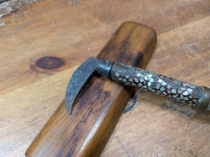 Antique Japanese Jingama Edo Period 1800s Mother of Pearl Handle