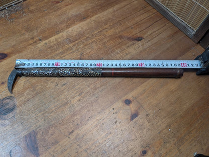 Antique Japanese Jingama Edo Period 1800s Mother of Pearl Handle