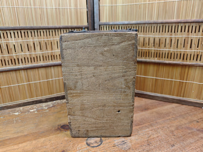 Extremely Rare Edo–Meiji Japanese Yakisugi Drawer Box 1800s Wood Chest