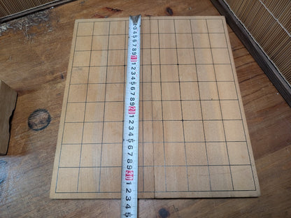 Rare Japanese Shogi Set Hand-Carved Koma Signed Box Old Kanji Made in Japan