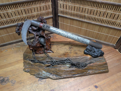 Rare Japanese Edo Period Kusarigama Chain Sickle Antique Ninja 1800s Auction Japan