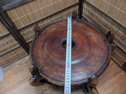 Japanese Stand KADAI Sakura Wood Vintage Japan Auction Tokonoma Art