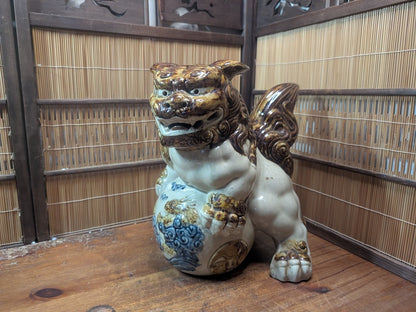 Giant Okinawa Shisa Guardian Statue Evil Eye Protector Japanese Entry Lion Dog