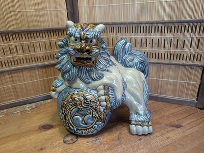 Traditional Okinawa Japan Shisa Shishi Giant Masterpiece Protector