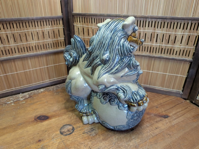 Traditional Okinawa Japan Shisa Shishi Giant Masterpiece Protector