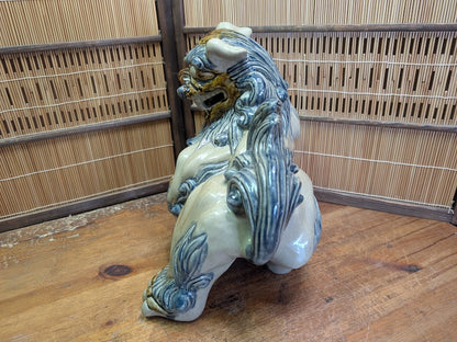 Traditional Okinawa Japan Shisa Shishi Giant Masterpiece Protector