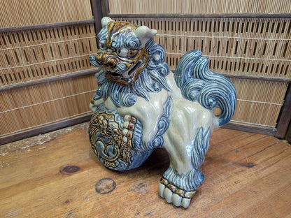 Traditional Okinawa Japan Shisa Shishi Giant Masterpiece Protector